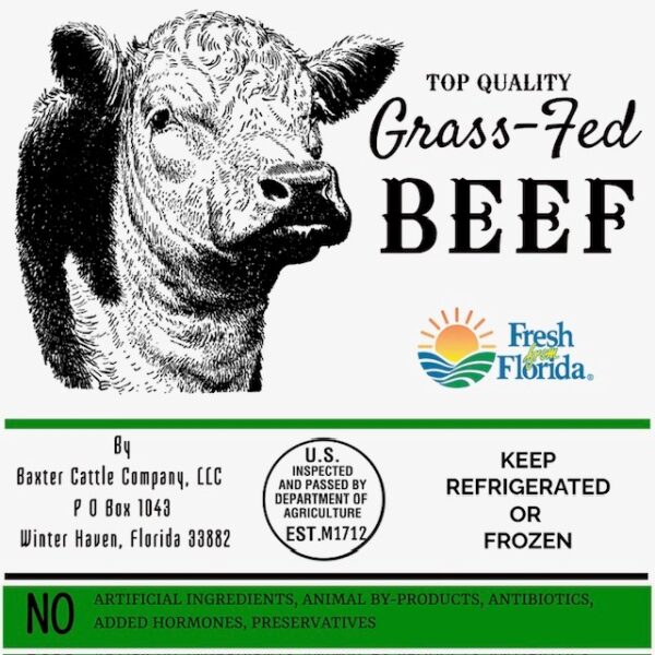 Grass-Fed Ground Beef 1 lb. package - Image 2