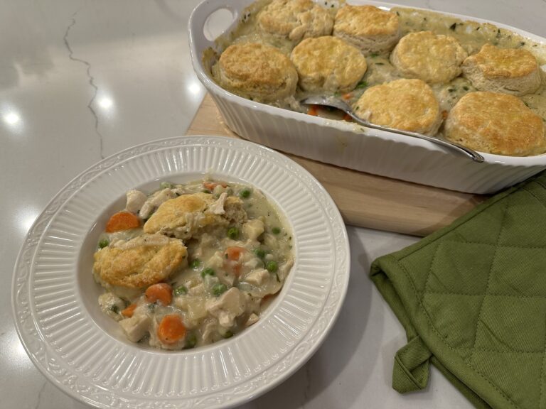 Chicken Stew with Biscuits