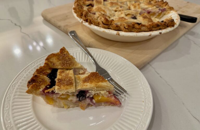 Peach Blueberry Pie